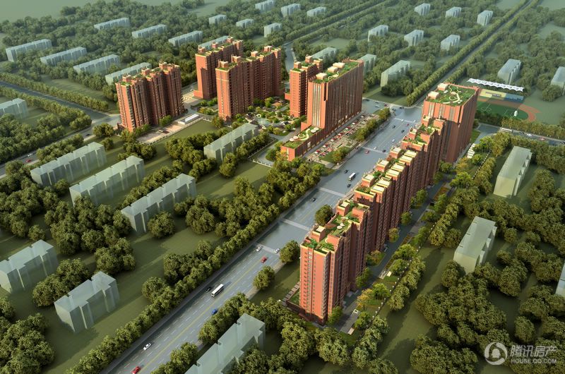 雍和慢城俯瞰图