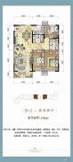 海邑长滩3室2厅2卫130平方米户型图