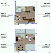碧桂园华东科技新城3室1厅1卫69平方米户型图
