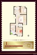 荣盛湖畔郦舍3室2厅1卫0平方米户型图