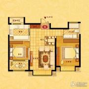 中南世纪花城2室2厅1卫87平方米户型图