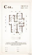 宏泰・龙邸3室2厅2卫119平方米户型图