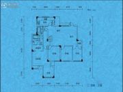 蓝月谷裕源国际山庄3室2厅2卫168平方米户型图