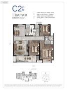 龙湖・春江郦城3室2厅2卫112平方米户型图