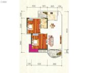 金野美和家园2室2厅1卫183平方米户型图