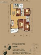 东洲水岸豪庭3室2厅2卫0平方米户型图