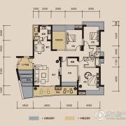 宏达世纪锦城4室2厅2卫152平方米户型图