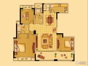 中南世纪花城3室2厅2卫138平方米户型图