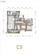 天府未来城4室2厅2卫108平方米户型图