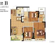 新西塘孔雀城印象澜庭3室2厅2卫0平方米户型图