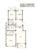 东苑国际3室2厅2卫105--130平方米户型图