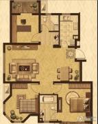璞邸3室2厅2卫0平方米户型图