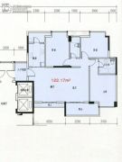 龙腾豪园3室2厅2卫122平方米户型图