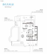 中海庐山西海度假区1室1厅1卫300平方米户型图