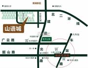 首和山语城交通图