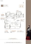 锦天◆天悦华府3室2厅2卫99平方米户型图