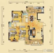 紫金城・金色世纪3室2厅2卫128--130平方米户型图