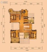 龙盘湖高尔夫别墅4室2厅2卫450--490平方米户型图