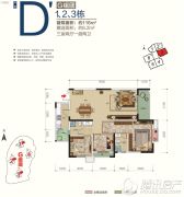 中国铁建国际城3室22厅0卫0平方米户型图