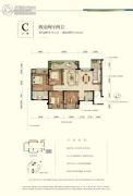 北京城建龙樾生态城4室2厅2卫118平方米户型图