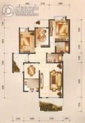 奥斯汀公寓2室3厅3卫0平方米户型图