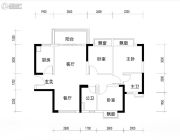 松湖碧桂园3室2厅2卫0平方米户型图